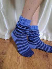 Вязаные носки, теплые