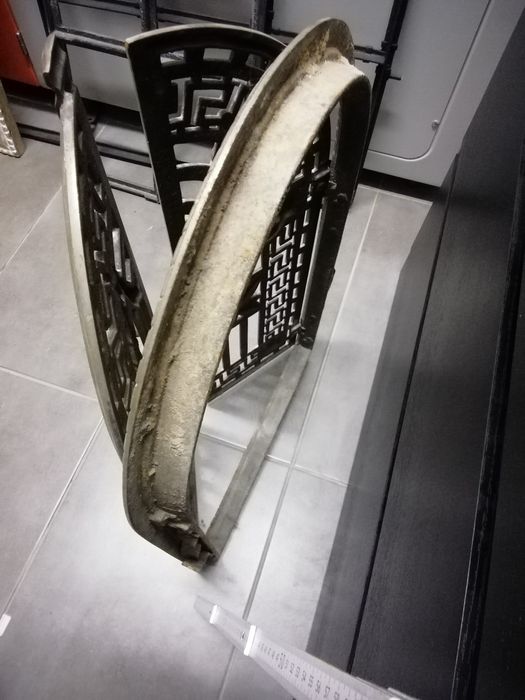 Drzwi metalowe kominek