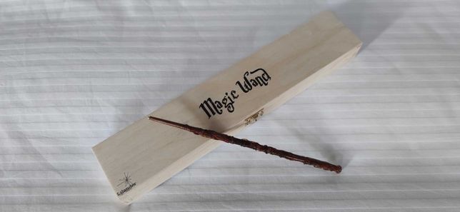 Różdżka Hermiona drewniana hand made w pudełku Harry Potter super!
