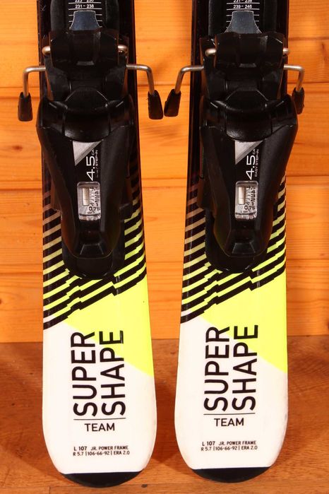 Narty dziecięce Head Super Shape Team 107 cm, R 5.7, POWER FRAME !!!
