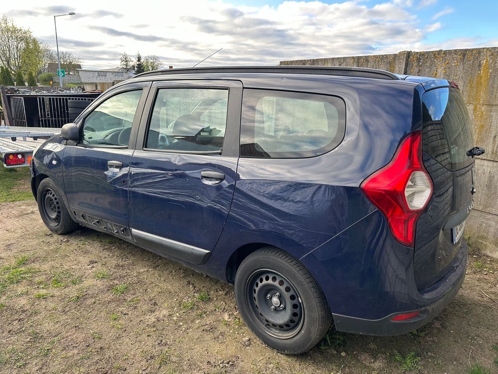 Przod kompletmy dacia lodgy do 2016 roku maska zderzak lampy 1.2 tce