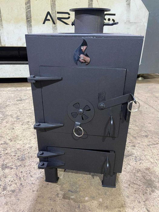 Піч Буржуйка печка 5м метал 30м2 Булерьян камін Виробник Розпродаж