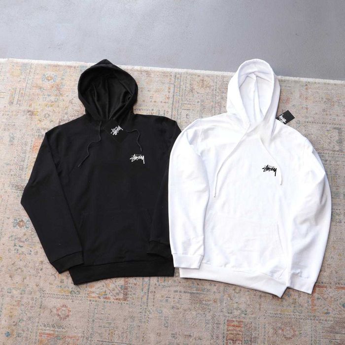 Худи Stussy Logo кофта стусси (худак stussy) (Чорна,Біла)ТОП якість