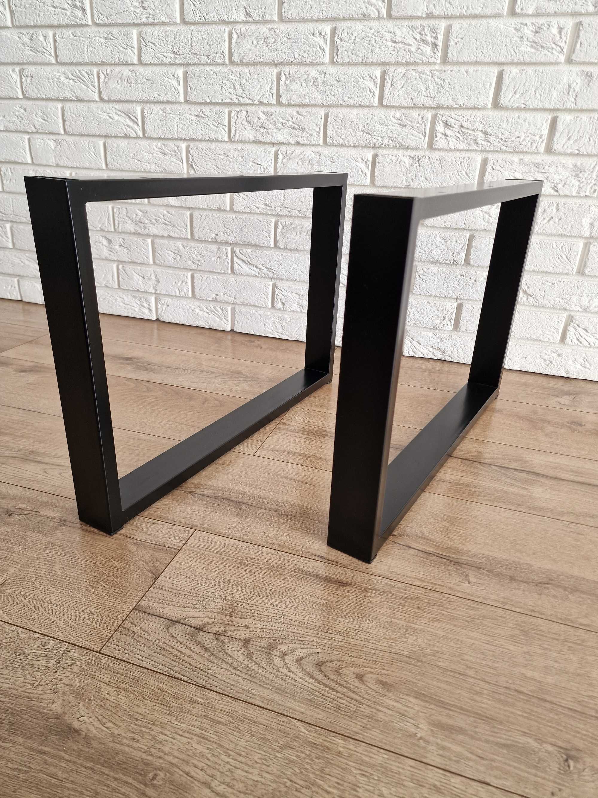 SOLIDNE NOGI INDUSTRIALNE do stołu / blatu / mebli | METAL | WYS 40CM