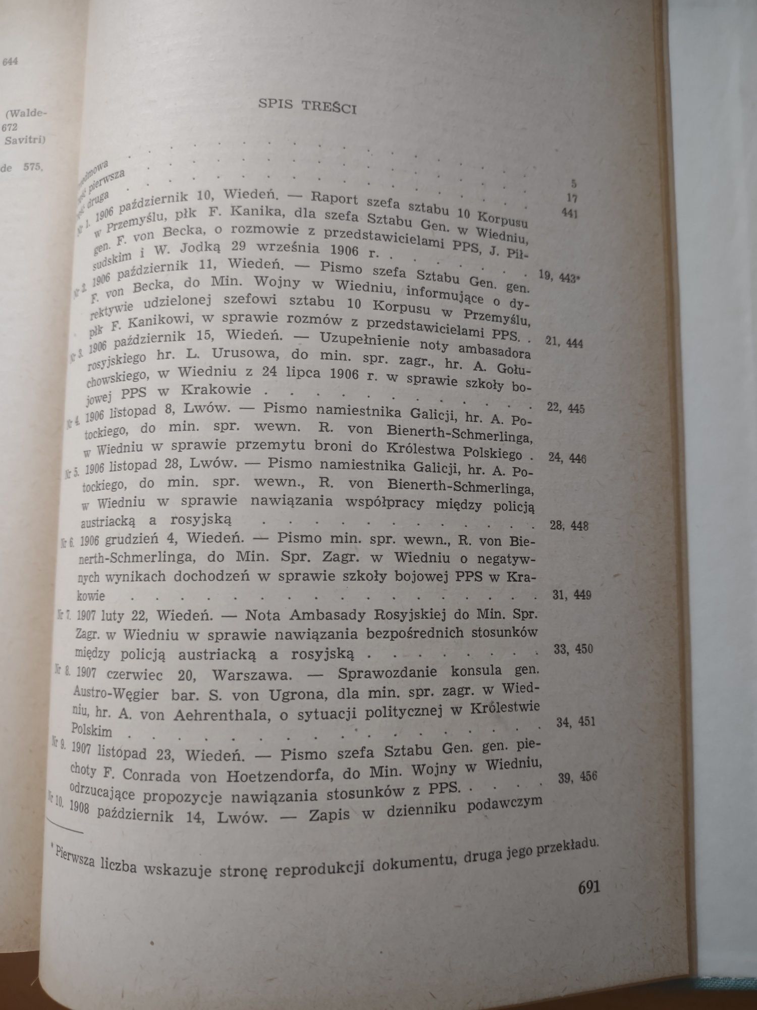 Galicyjska Działalność Wojskowa Piłsudskiego  Dokumenty