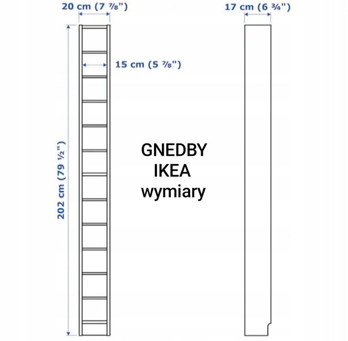 Regał stojak Ikea GNEDBY - 1 sztuka (ostatnia)