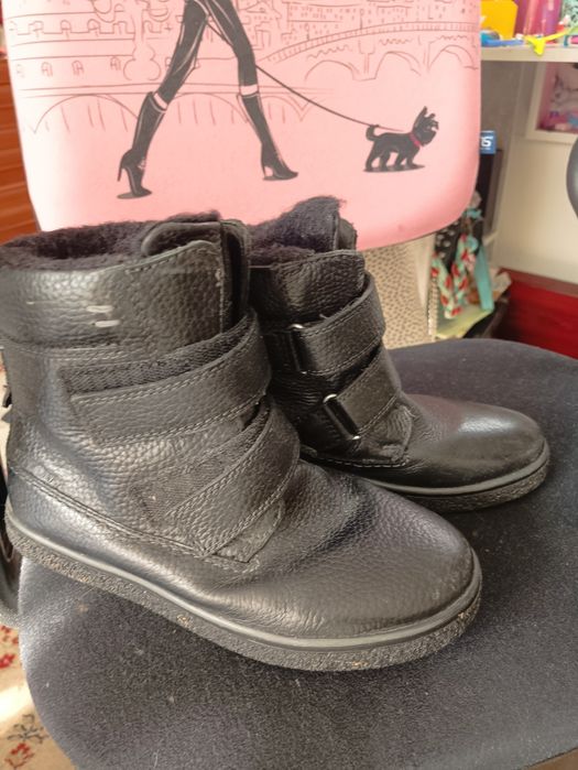 Черевики ботинки ессо зима Ecco сапоги