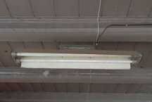 Lampa przemysłowa PRL  na świetlówki loft design