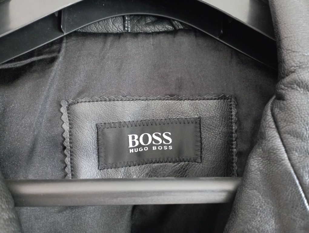 Kurtka Hugo Boss 100% skóra naturalna