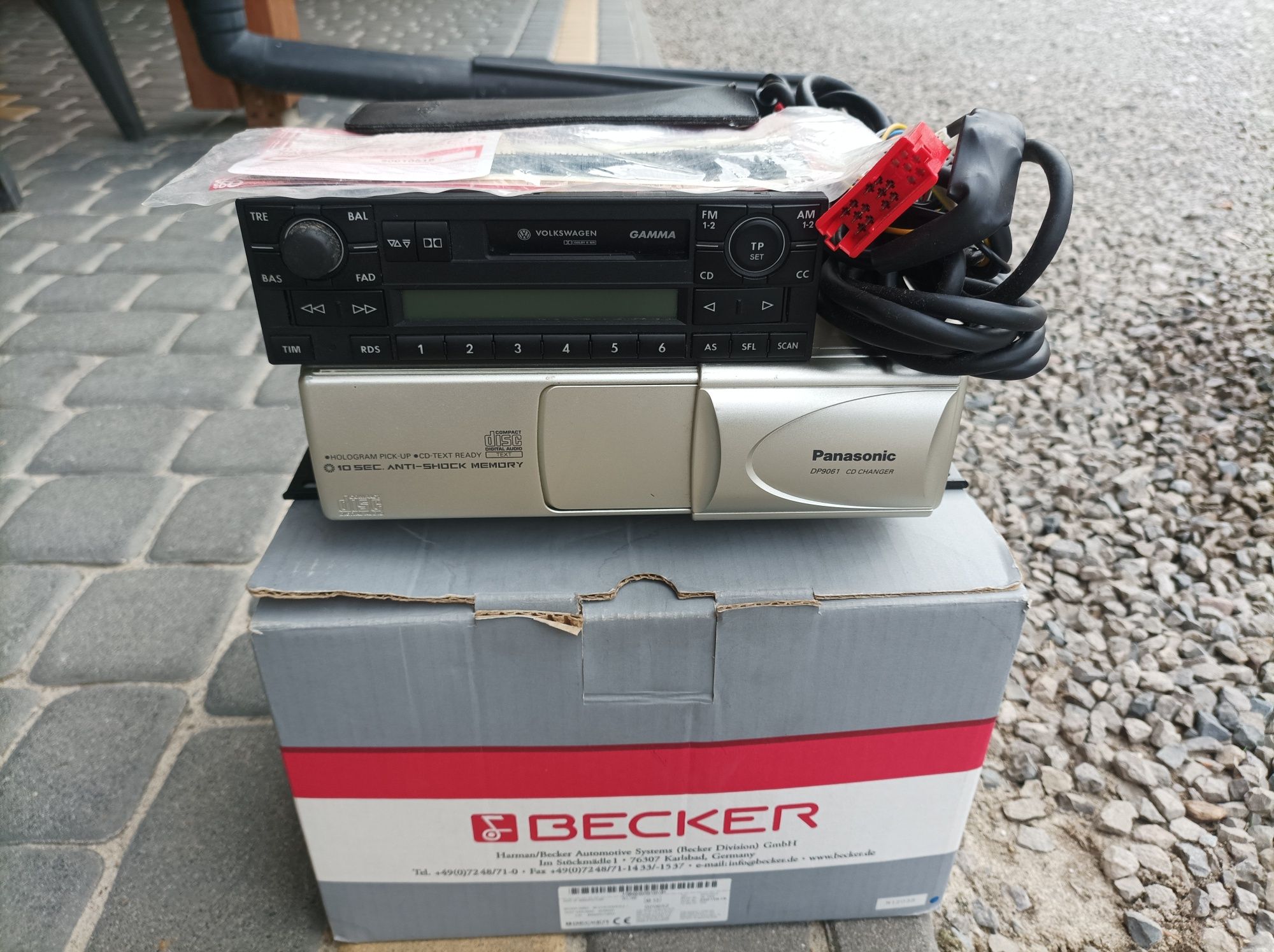 Radio ze zmieniarka VW gamma komplet