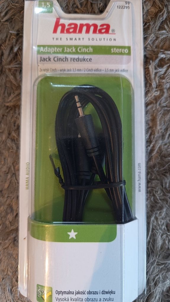 Kabel przedłużka 2x Jack 3.5 mm
