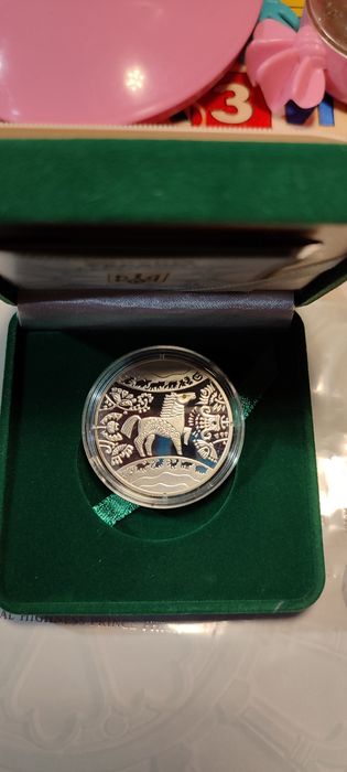 Рік Коня монета срібло східний календар