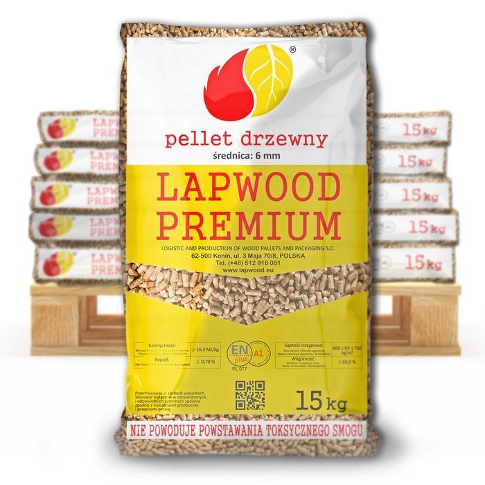 Polski pellet sosnowy 6 mm | Producent | ENplus A1 Dostawa Gratis