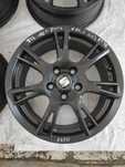 312 Felgi aluminiowe SEAT R 16 5x112 otwór 57,1 Bardzo Ładne Czarne