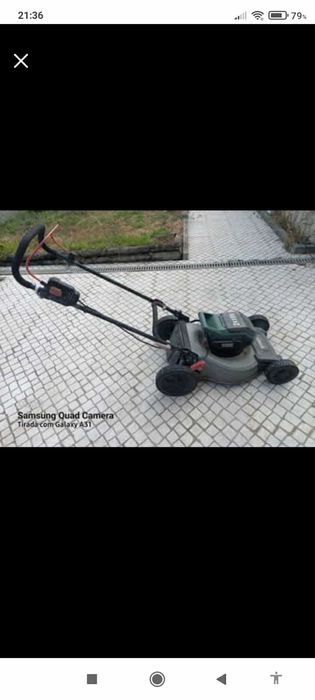 Máquina cortar relva