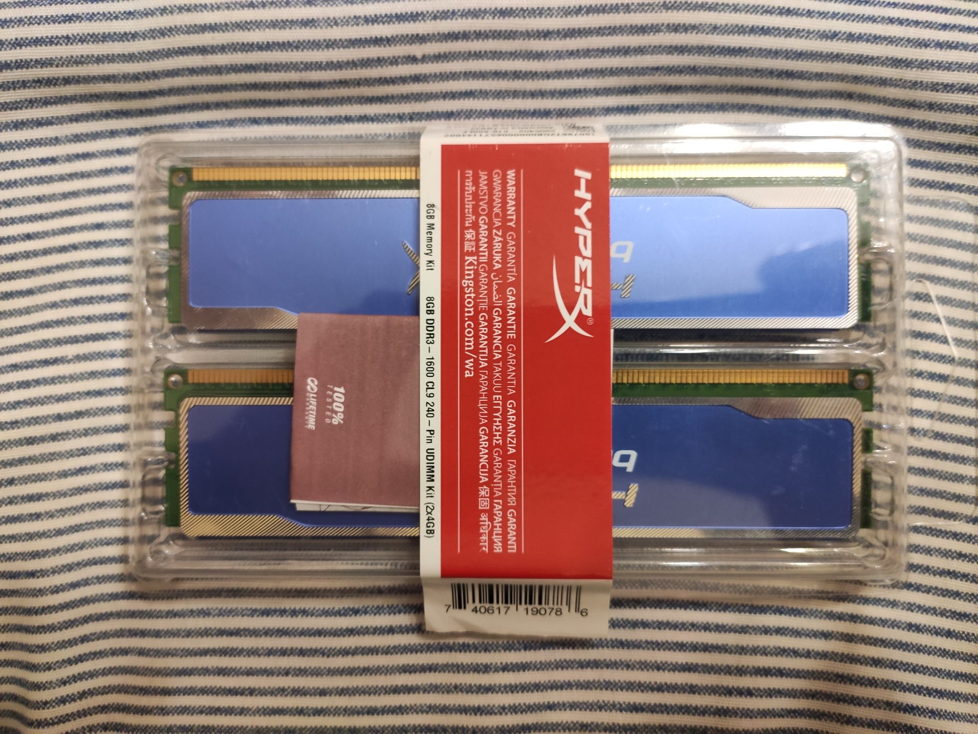 Pamięć RAM Kingston DDR3 8 GB 1600 stan idealny