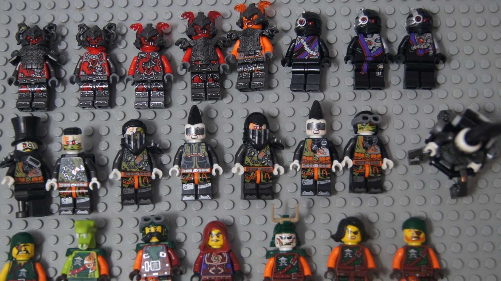 Lego Ninjago figurki 35 figurek hunted skybound golden weapons OPIS!