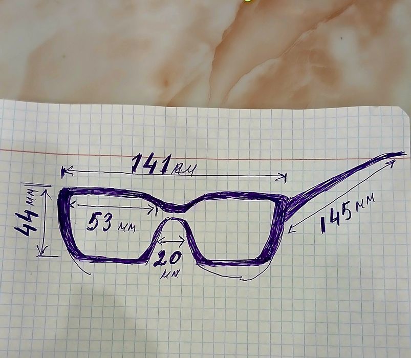 Окуляри для зору + 2.5 з футляром