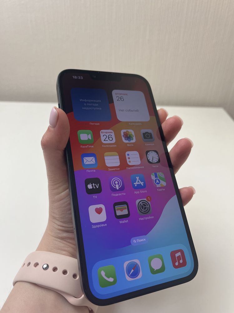 iPhone 14 Plus Midnight 128 gb / акб 100% / фізична сім