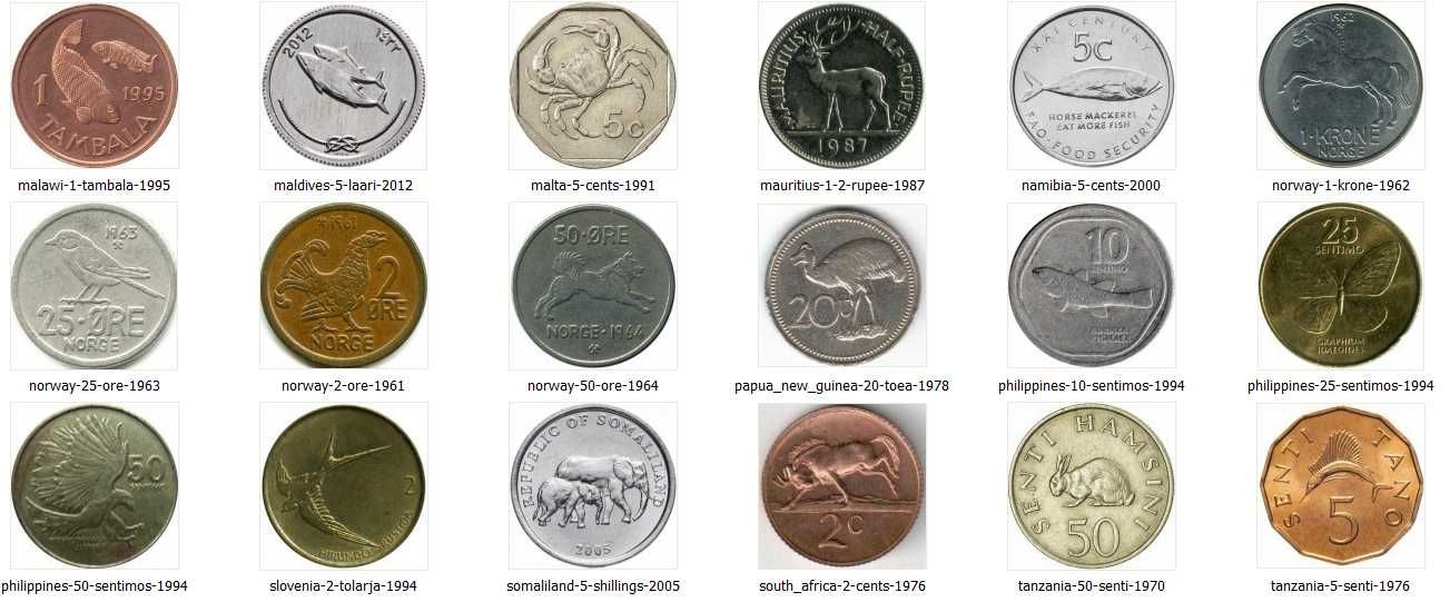 Монеты Австралия Австрия Румыния Куба Италия Люксембург Ирландия