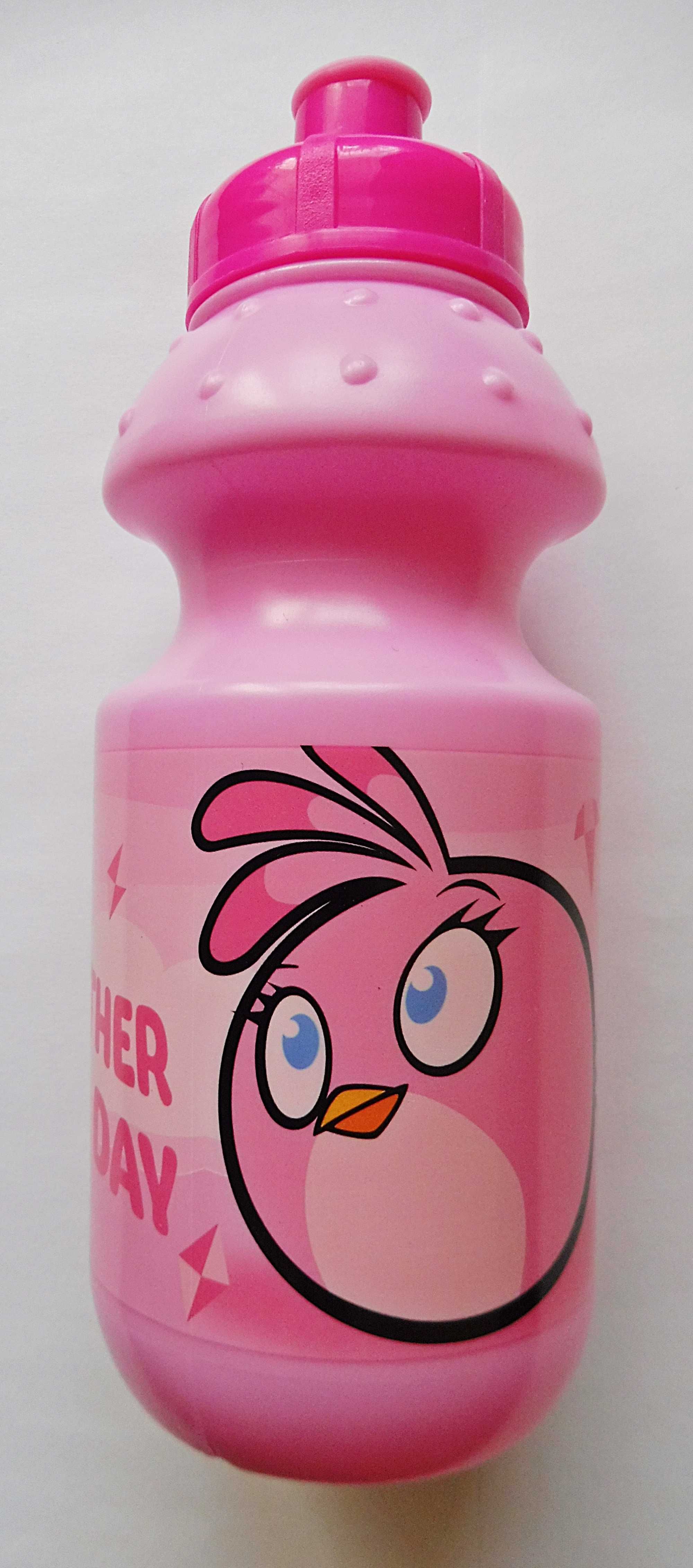 Bidon dla dziecka Angry Birds różowy nie używany