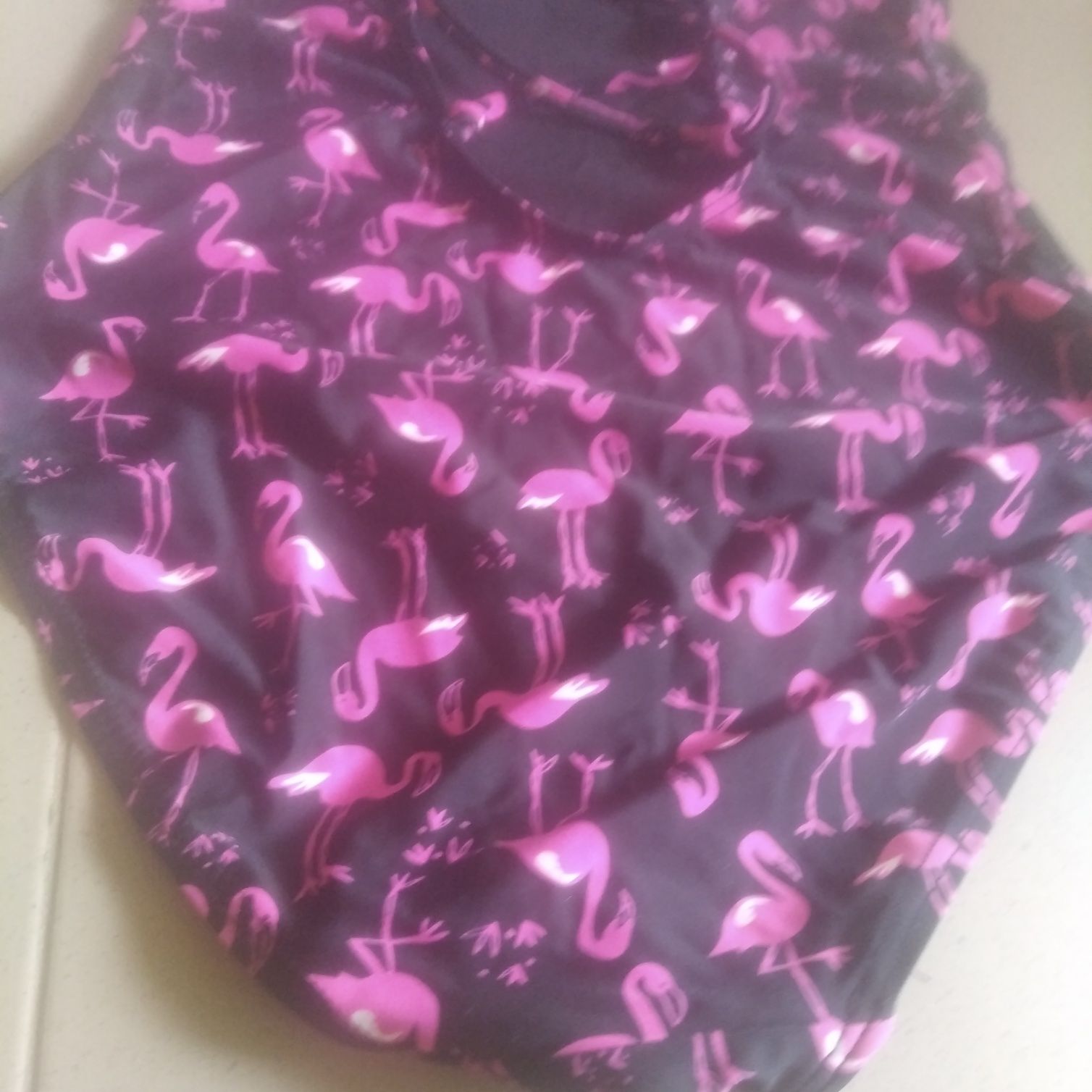 Strój kąpielowy rozmiar L jednoczęściowy Flamingi