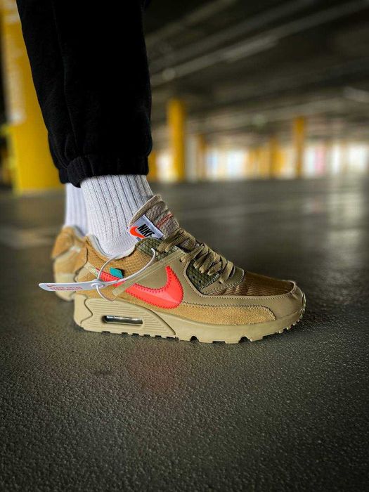 Meskie buty Off White NK Air Max 90 "Desert Ore" obuwie meskie 41-45