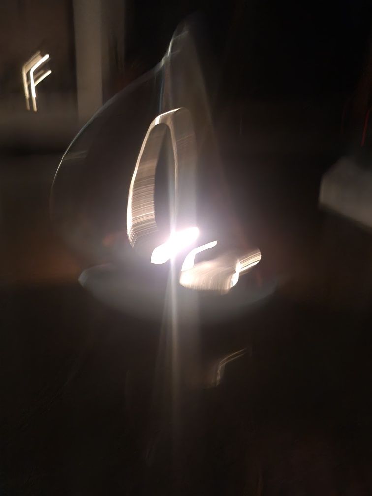 Świecznik marynistyczny/żaglówka  - odlew z aluminium