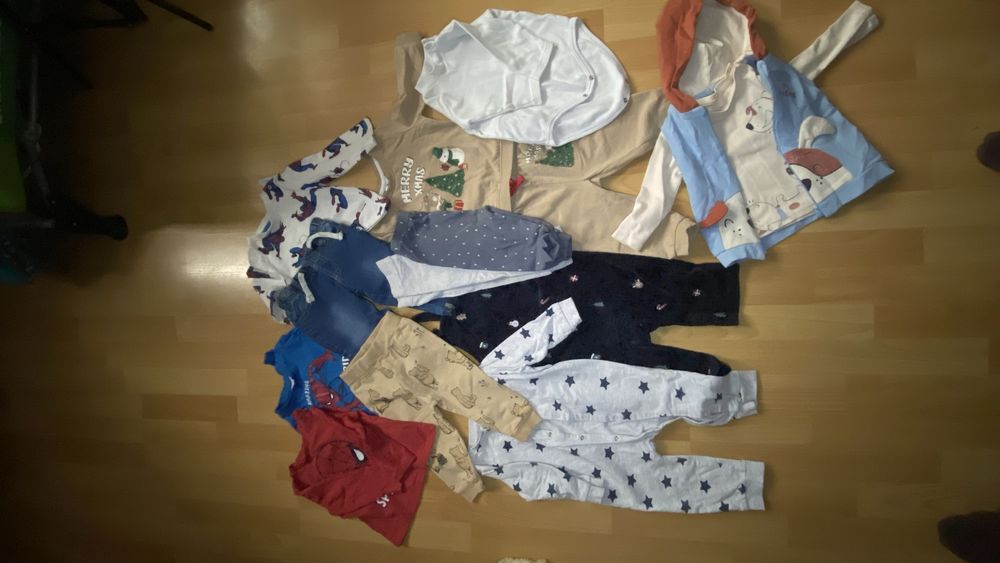 Багато речей для хлопчика 74-80 +комбез(86р)+уггі(устілка 13)Лот речей