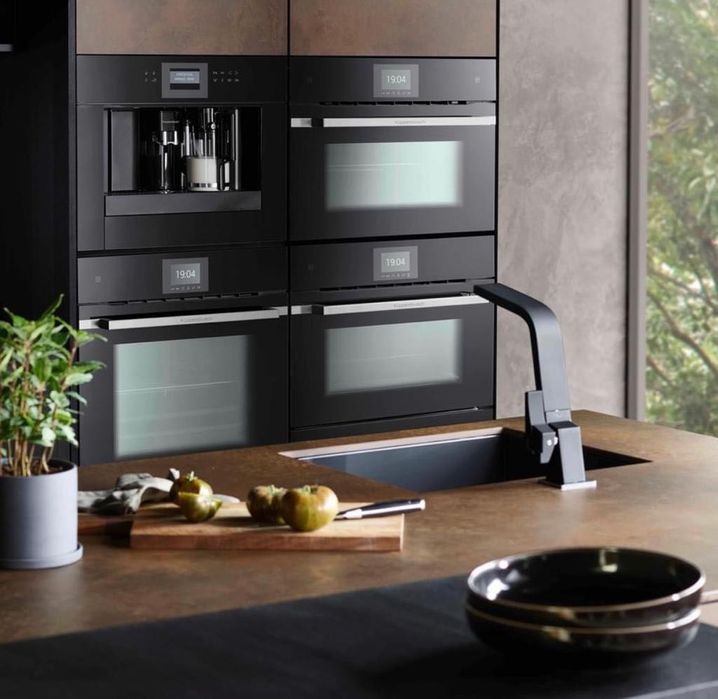 Nowy ekspres + piekarnik Kuppersbusch biały + Silver Chrome