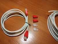 Кабель ethernet, вита пара, патч-корд RJ-45 довжиною 2 м