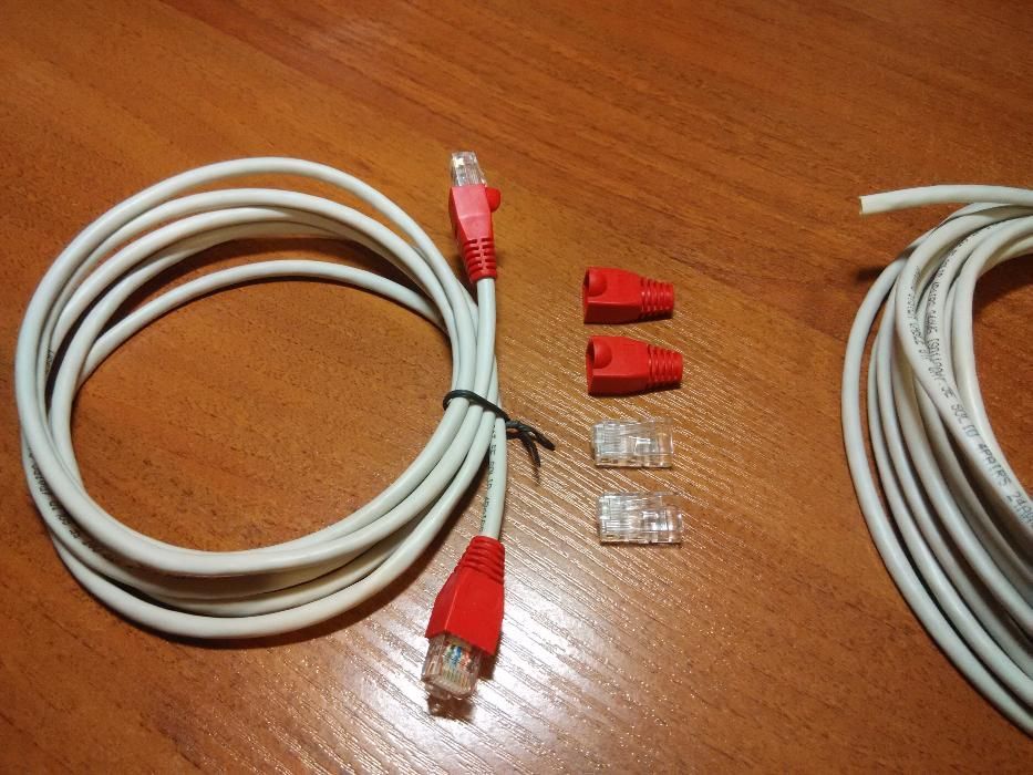 Кабель ethernet, вита пара, патч-корд RJ-45 довжиною 5 м