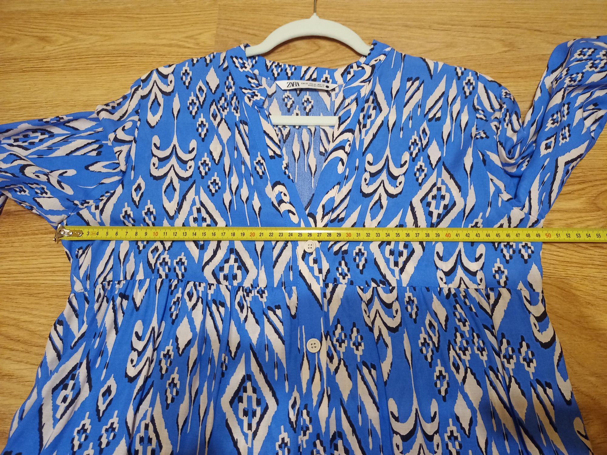 Sukienka maksi boho Zara Oversize XS/S