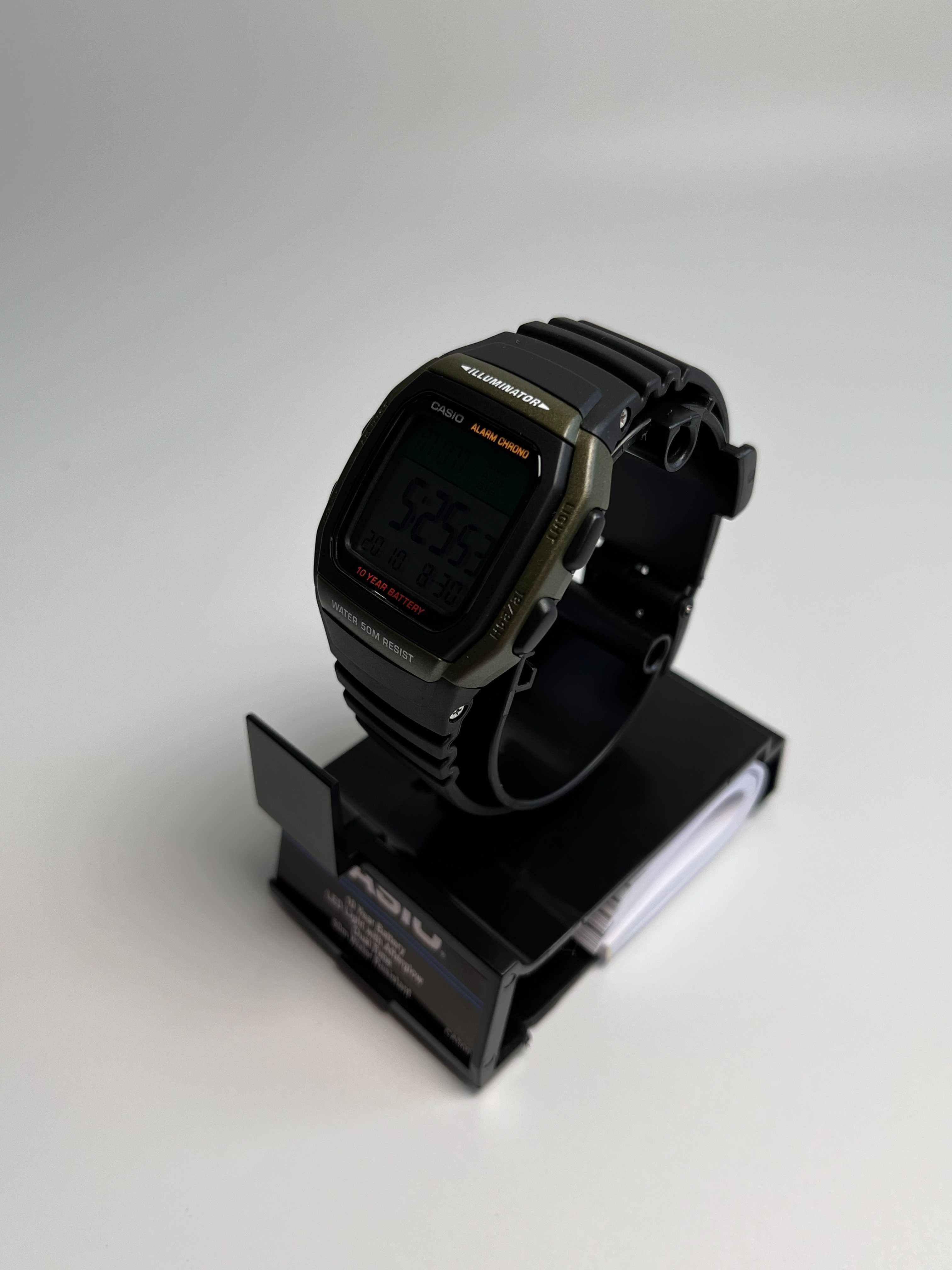 Casio W-96H-3AVCF, годинник касіо, casio illuminator, касио Ø35.5мм