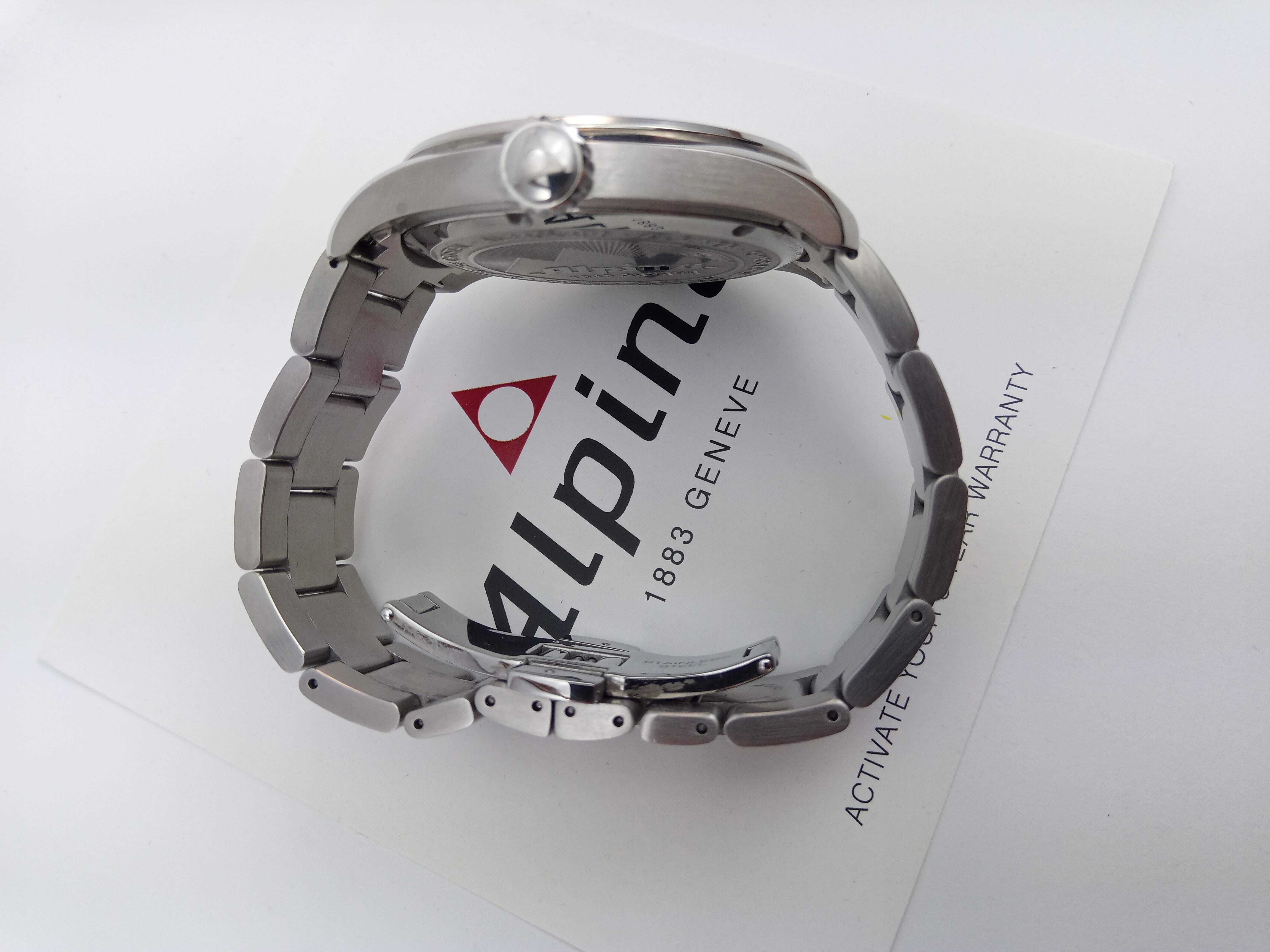 Швейцарские мужские часы Alpina, сапфировое стекло. Сборка Женева $895