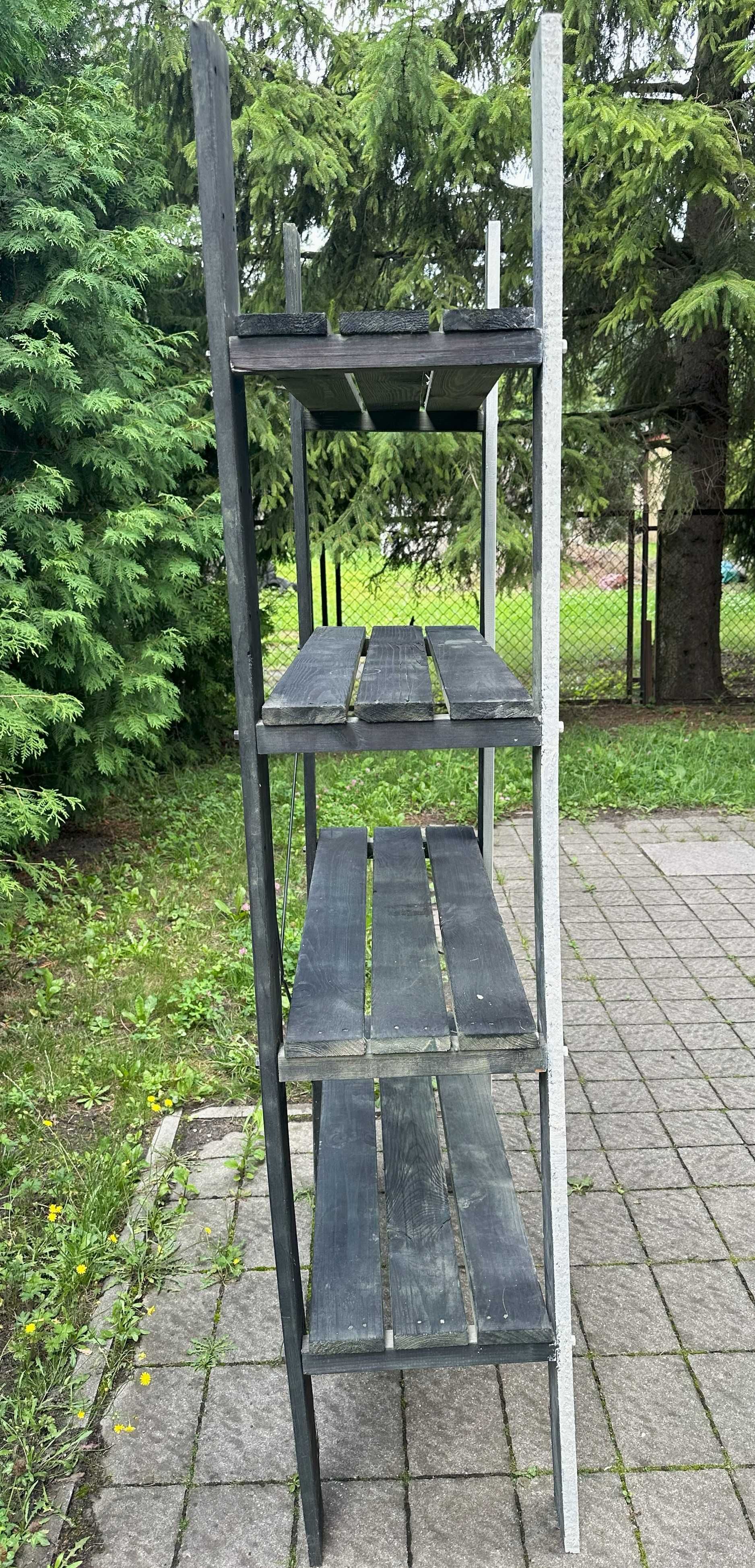 Regał drewniany używany stan db