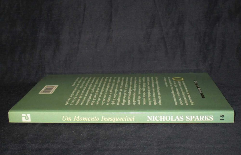 Livro Um Momento inesquecível Nicholas Sparks Presença