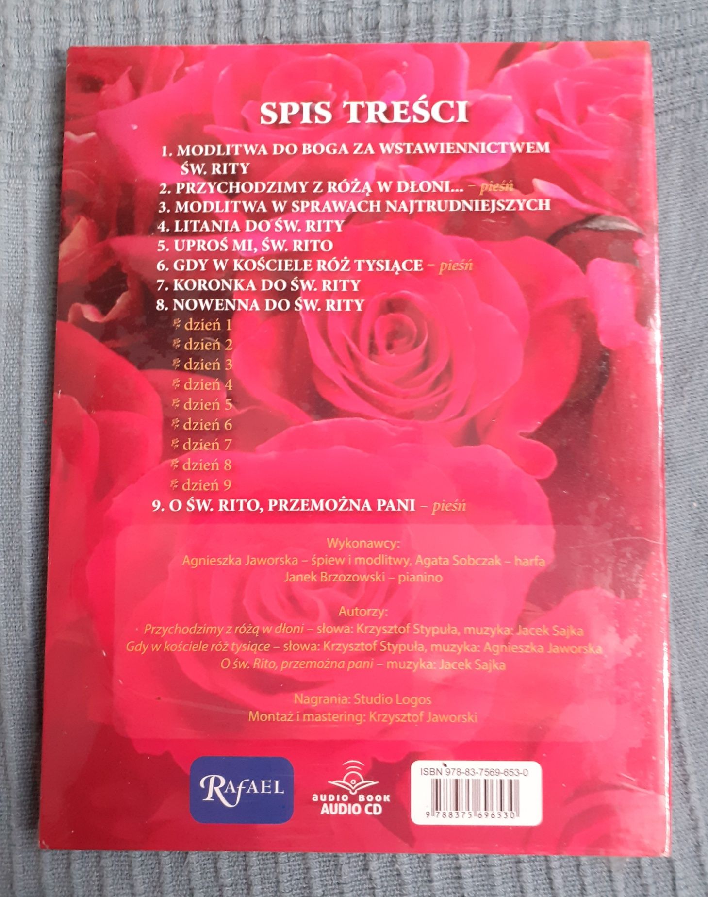 Św. Rita - modlitwy i pieśni (audiobook CD) NOWY!