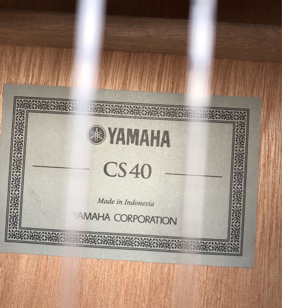 Yamaha CS30 3/4 gitara stan bardzo dobry