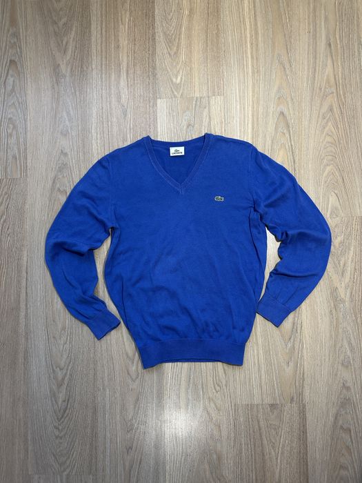 Светр Lacoste | Чоловічий M | Синій, класичний