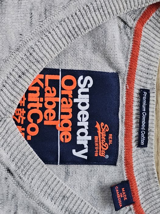 sweter SUPERDRY Japan Orange Label Knit  r. M - okazja