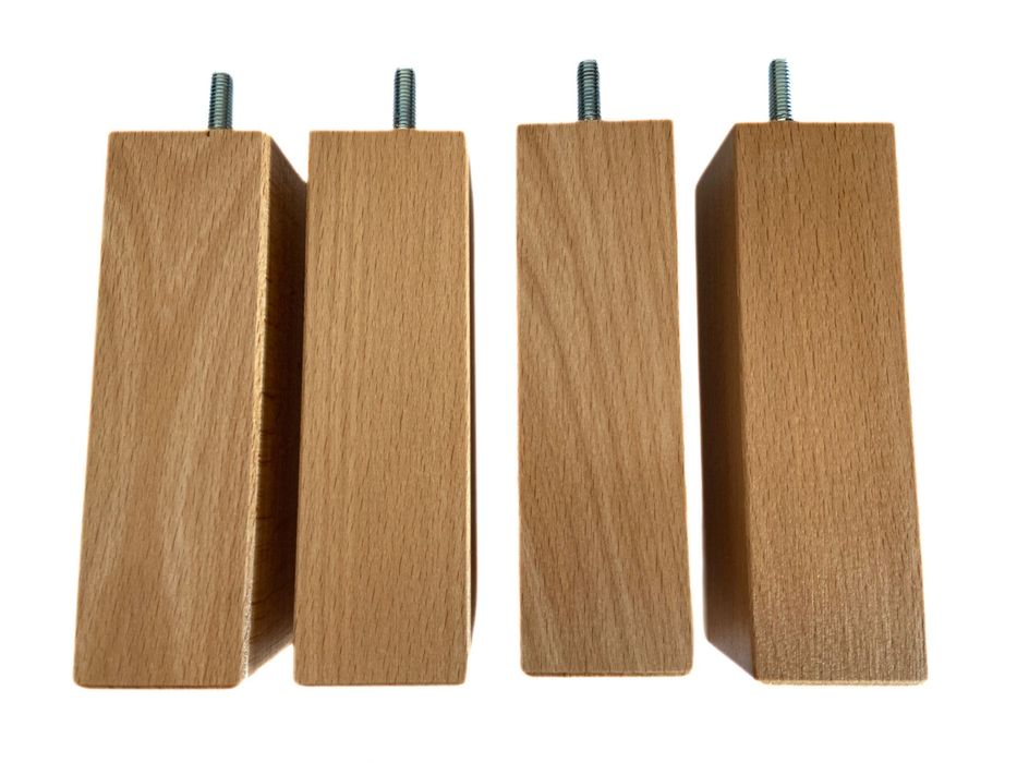 Drewniane nóżki do mebli 15 cm – nowe, producent, wysyłka InPost