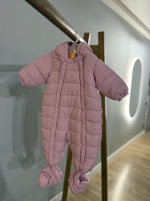 Дитячий комбінезон для дівчинки, зимовий комбінезон 56