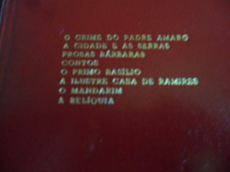 "Obras de Eça de Queiroz" - 1º Volume de Eça de Queiroz - Papel Bíblia