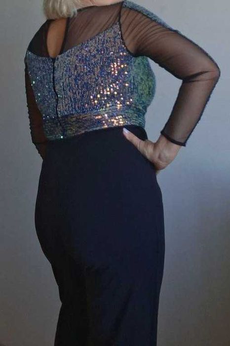 Комбінезон з паєтками,  вечірній брючный