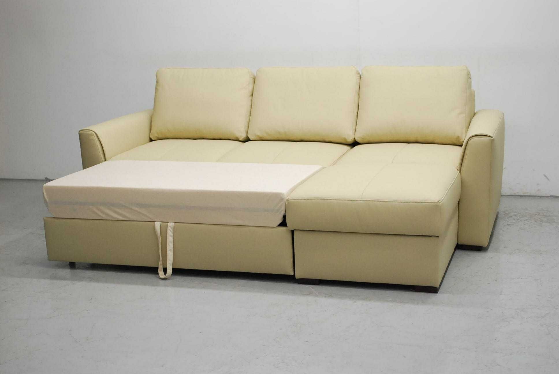 narożnik funkcja spania pojemnik SKÓRA naturalna 1100a sofa, rogówka,