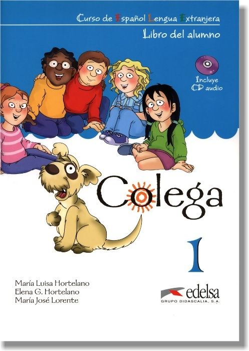 Цветные учебники испанского языка Colega 1, 2, 4
