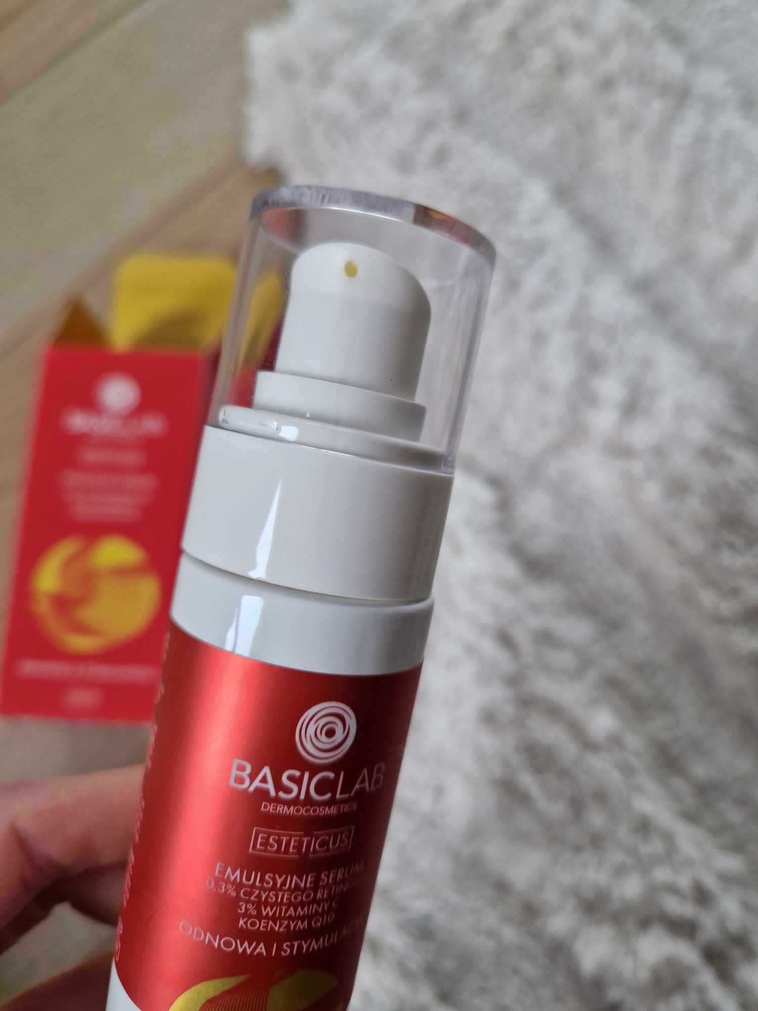 Basiclab emulsyjne serum z retinolem 0,3 30ml raz użyte