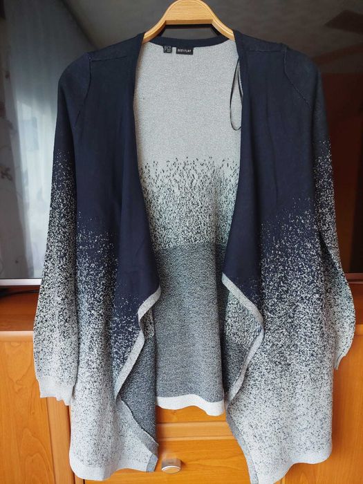 Narzutka kardigan damska brokatowa rozmiar XS