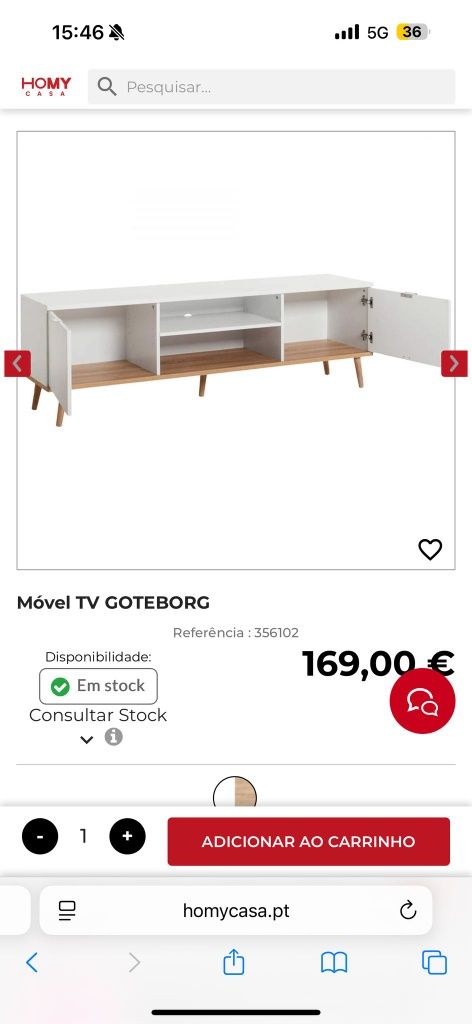 Móvel TV Homycasa
